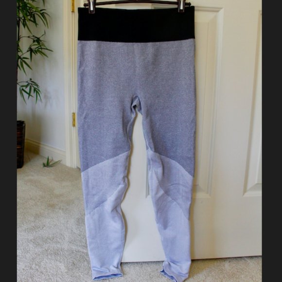 aerie Tricolor Grey Banded Legging Joggers Medium - Picture 2 of 5